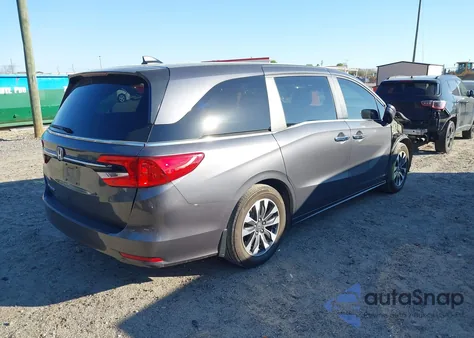 2024 Honda Odyssey Ex-L z USA, uszkodzony, nr VIN 5FNRL6H64RB024021